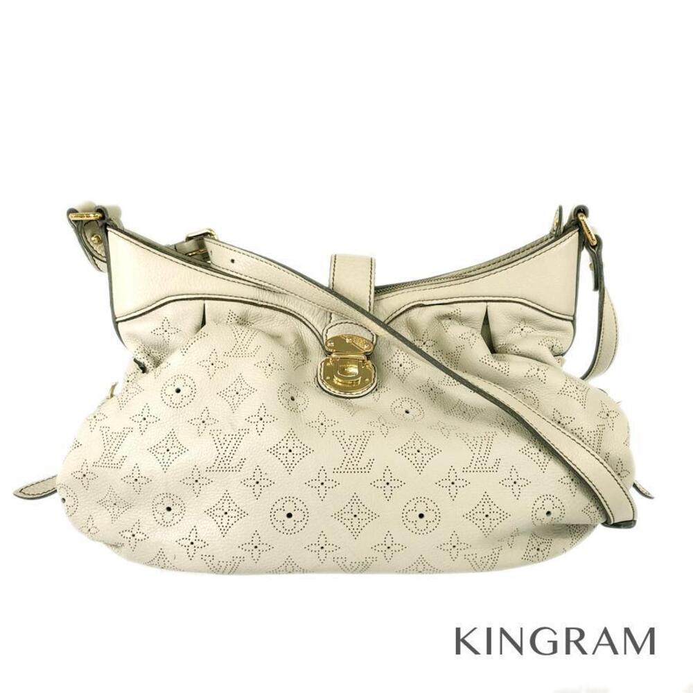 Louis Vuitton Mahina Ivory White leather shoulder bag